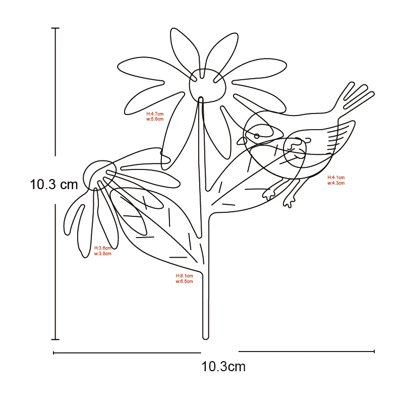 

Metal Cutting Dies Stencil bird flower Scrapbooking Photo Album Card Paper Embossing Craft die cut mold