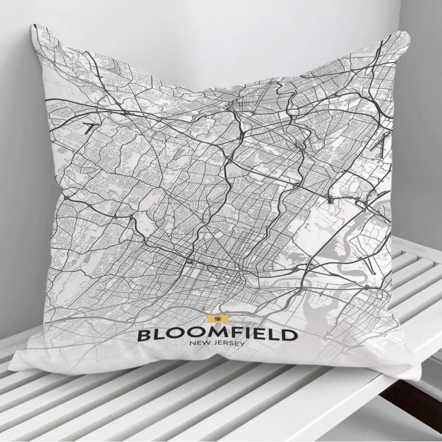 

Bloomfield NJ, чехол для подушки, чехол для кровати, наволочка для домашнего декора, автомобильная наволочка 45*45 см