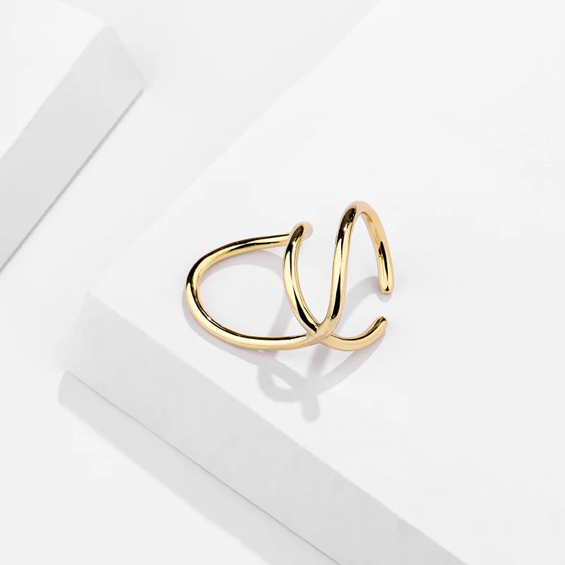 

925 Sterling Silver Irregular Ring Gifts For Women Personalized Luxury Party 2021 Trend Fine Jewelry Joias Ouro 18k Accessories