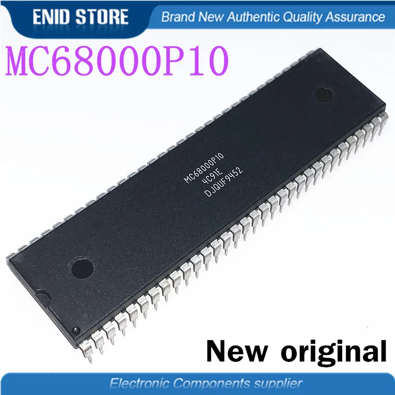 1 шт./лот MC68000 DIP MC68000P8 MC68000P10 MC68000P12 MC68000P DIP64 MC68000P16 32 битный 10 МГц микропроцессор PDIP64