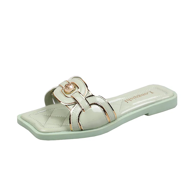 

Women Sandals 2021 Summer Shoes Ladies Slippers Flat Bottom Sandals Rhinestones Beach Flip Flop Women Roman Sandalias Shoes