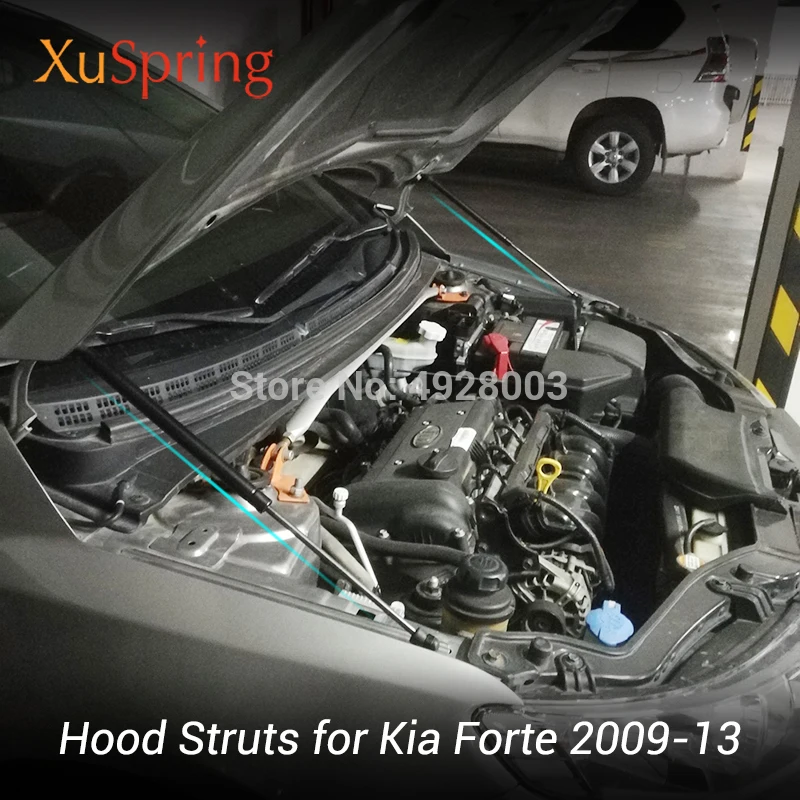 Для Kia Форте Cerato Koup 2009 2013 Naza K3 капот двигателя крышка камни газ удар