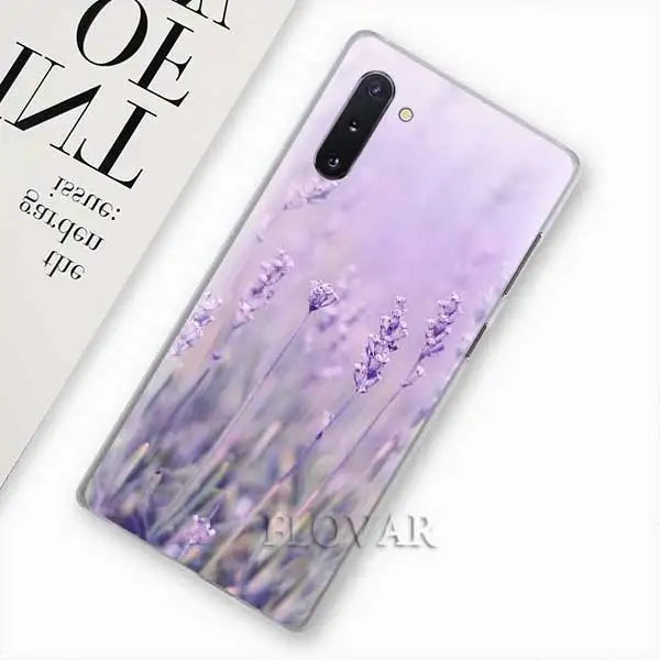 014 Акварельный цветок Одуванчик Лотос Лаванда Чехлы для samsung Galaxy Note 10 S10 Plus 5G S10e A30 A40 A50 A60 A70 M40 жесткий чехол - Цвет: 014