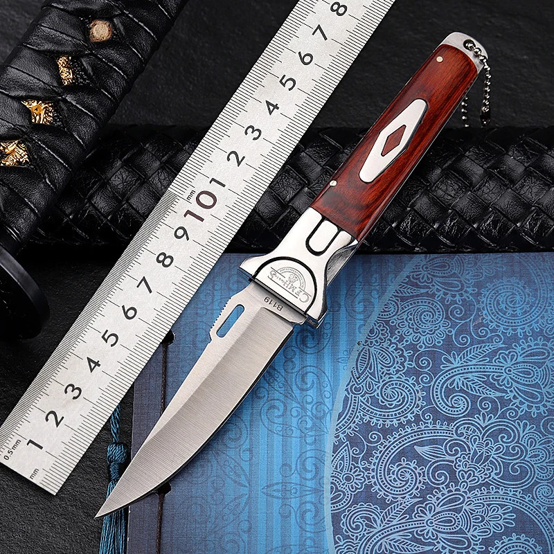 

New Hot Sale High Quality Tactical Combat Small Folding Knife Survival Outdoor Camping Pocket Hunting Fruit Knives EDC Tools