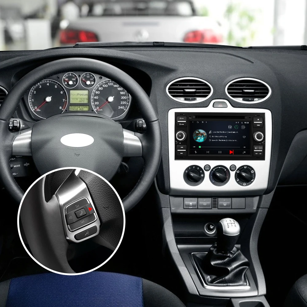 Isudar 2 Din Android 9 авто радио для Ford/Mondeo/Focus/Transit/C-MAX/S-MAX/Fiesta автомобильный DVD мультимедиа GSP 8 Core ram 2 Гб rom 32G