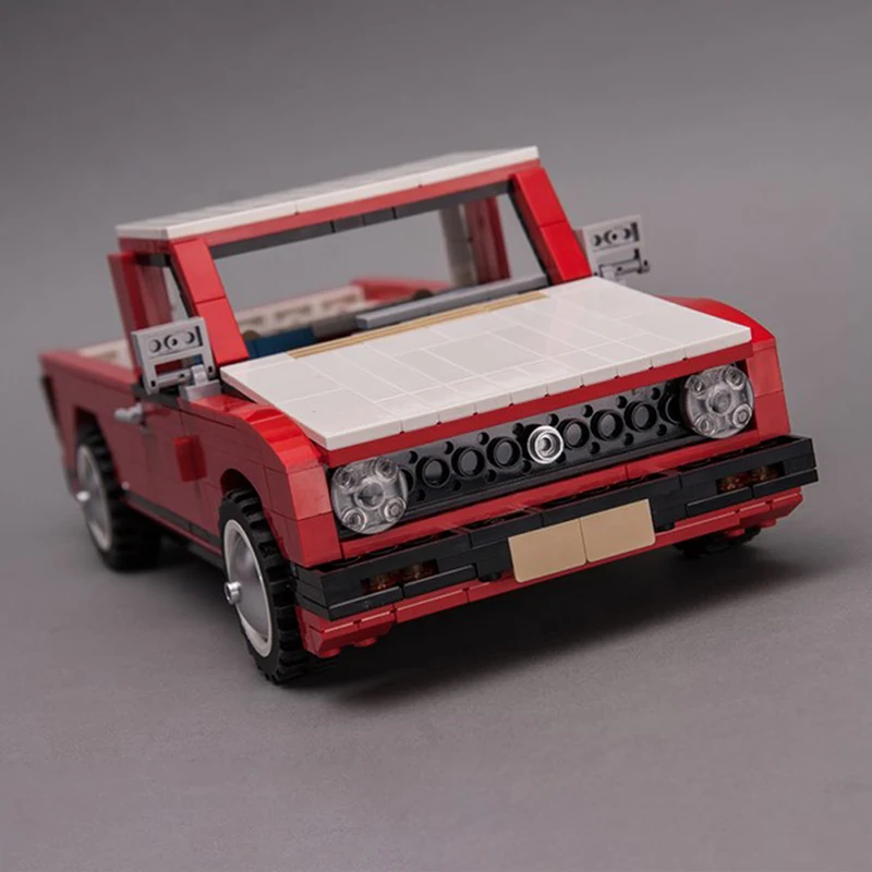 

Buildmoc Control Red Car Model Building Blocks high-techalalalal City Car Trucks Pickup Bricks Toys For Boys