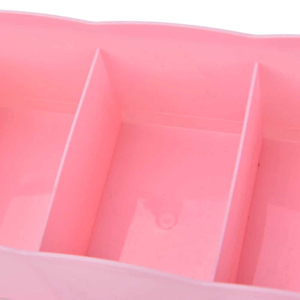 

Underwear Socks Bra Ties Organizer Multi-function Desktop Drawer Clothing Storage Box Five Grid Storage Box 6 Colors
