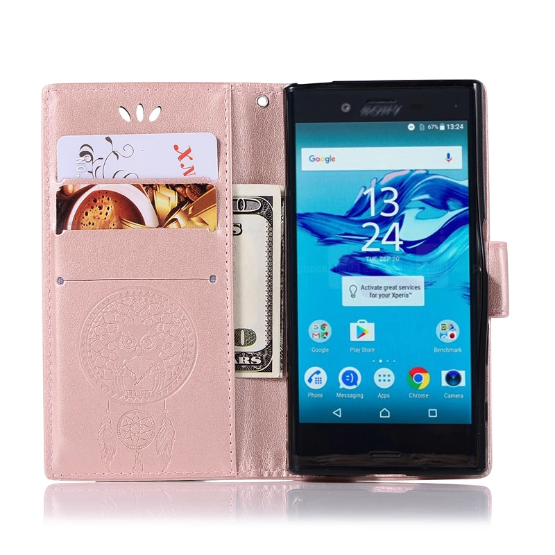 Чехол книжка для Sony Xperia X Compact Mini F5321 чехол телефона с отделениями карт XC F 5321 XCompact