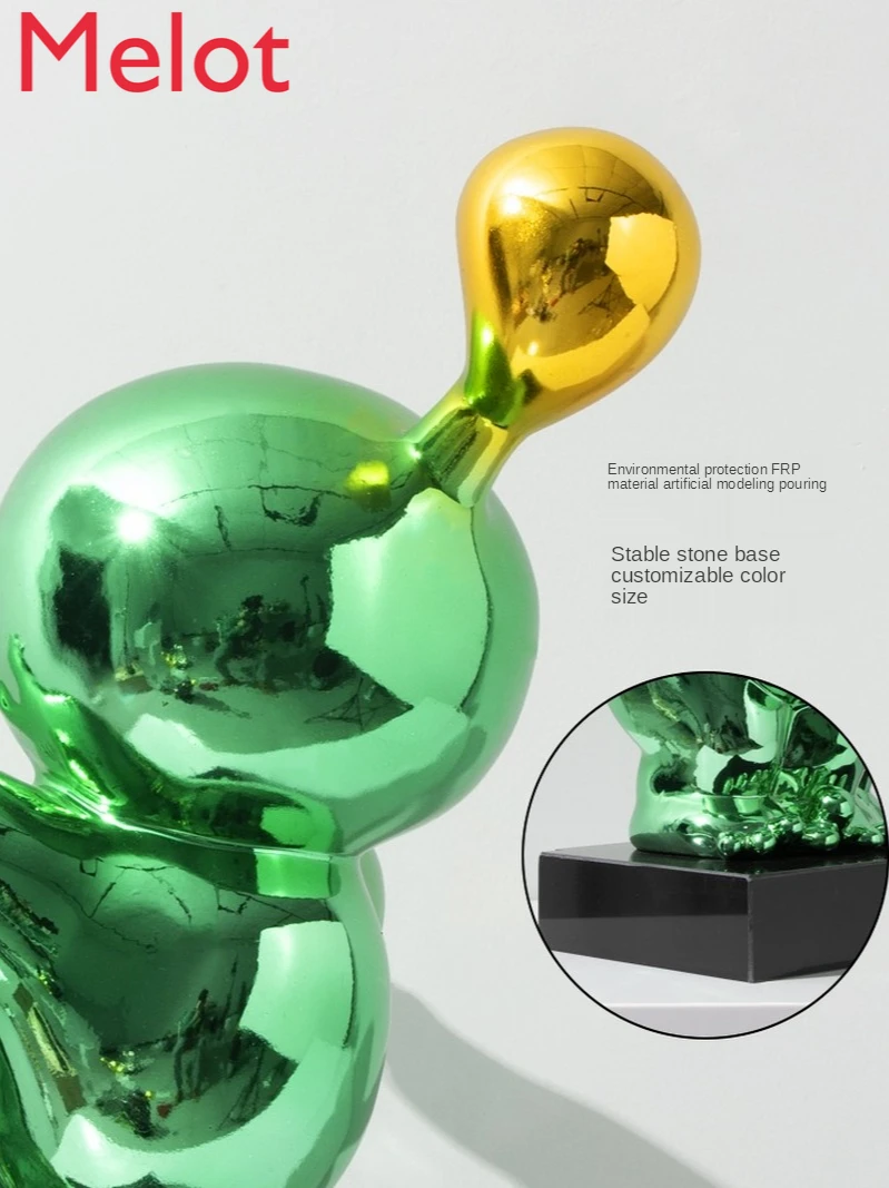 

Modern Living Room TV Cabinet Decorations Light Luxury Bubble Blowing Decoration Creative Cartoon Desktop Sculpture