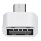 Портативный переходник Micro USB (штекер)USB 2,0 (гнездо) для Android Сотовые телефоны, планшеты, 1 шт.