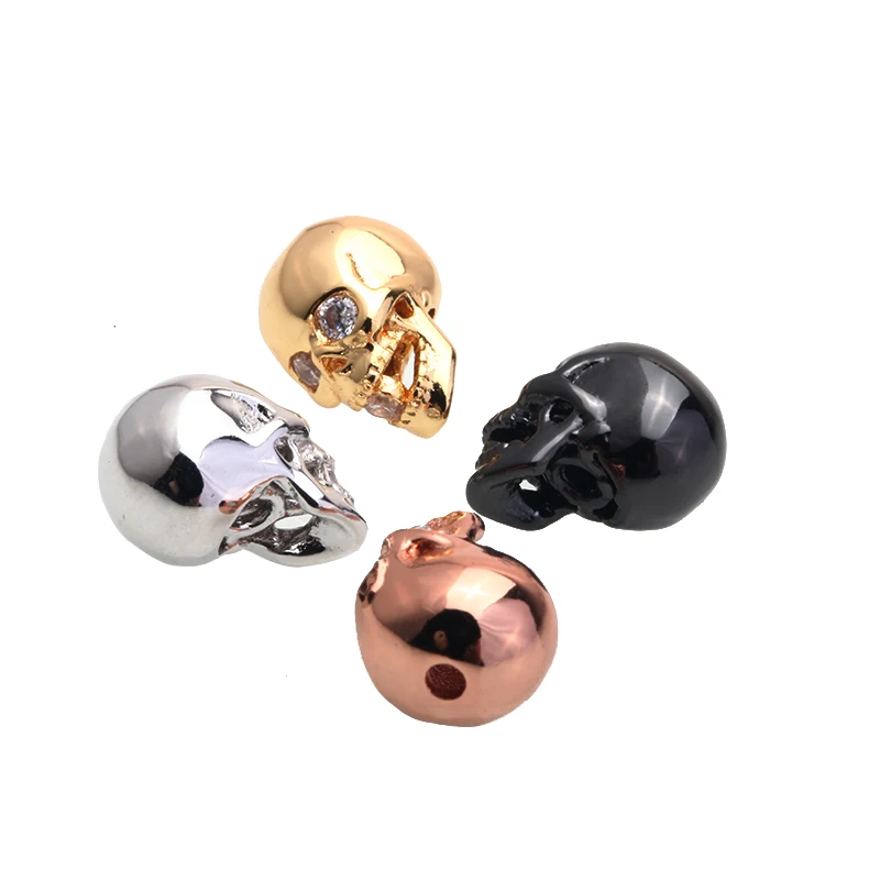 Волшебные рыбки Череп бусины сделай сам очаровательные мужские браслеты и