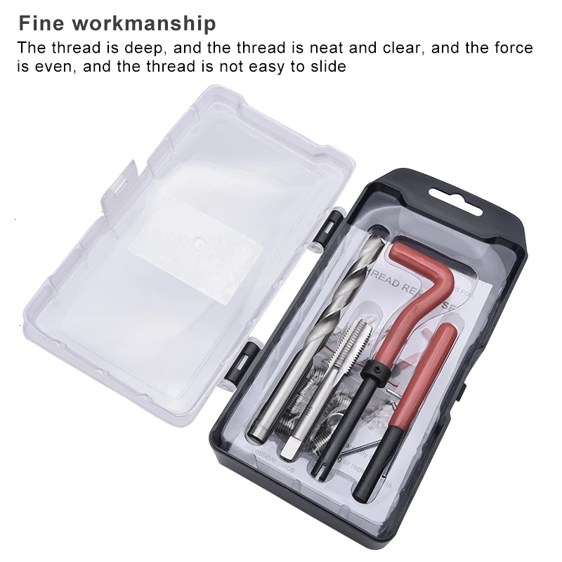 7 видов резьбовых вставок с отдачей набор инструментов для ремонта сверлильный