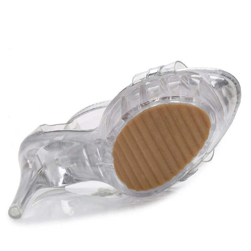 Стекло женские туфли на платформе высоком каблуке Пикантная женская летняя