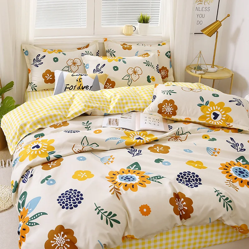 Новинка 2021 года 4 шт. пододеяльник постельное белье в стиле девочки покрывала