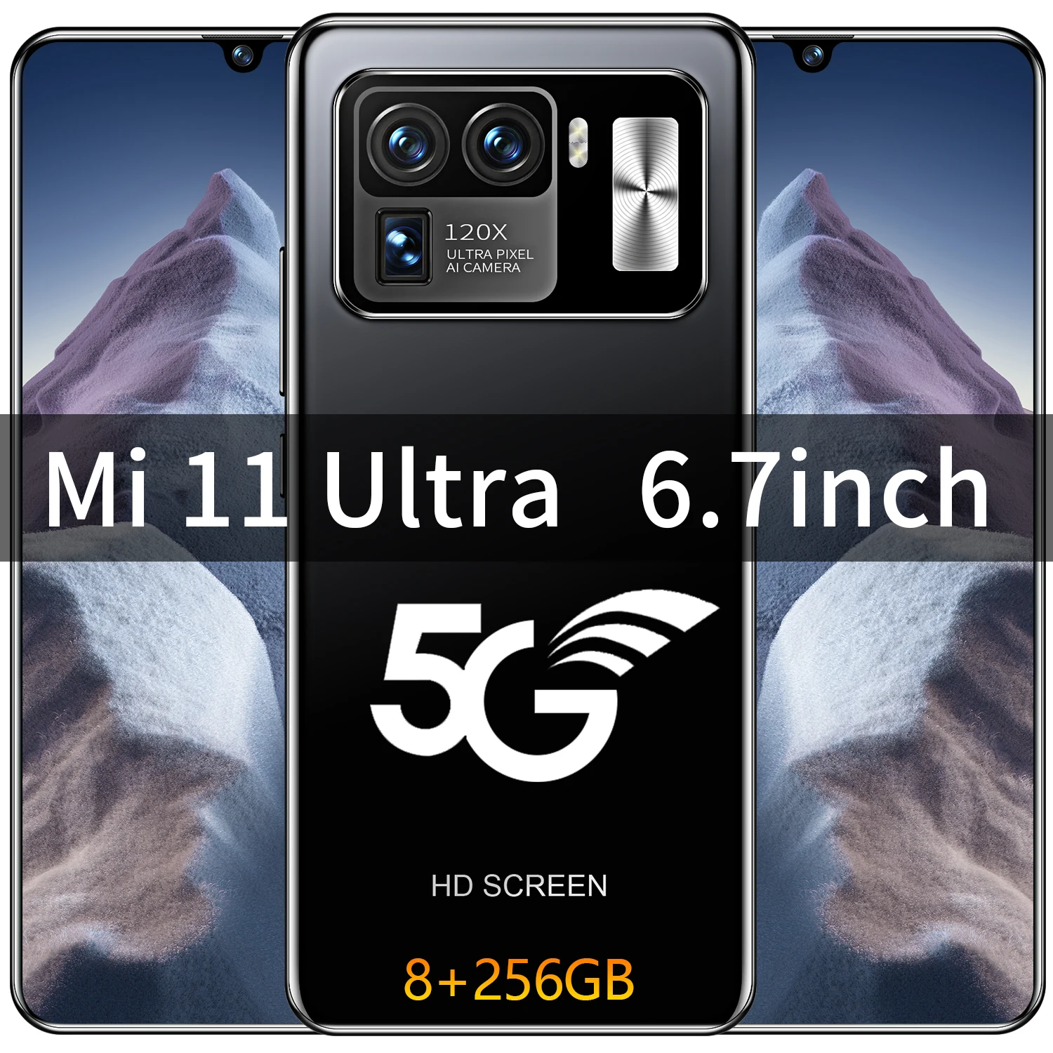 

M11 ultra 2021 latest 6.7-inch 10-core 512G 6800mah long battery life fingerprint unlock 16/32MP global version borderless