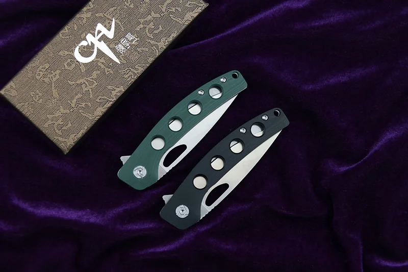 

CH3530 High Quality Flipper folding knife D2 blade G10 handle Outdoor camping hunting pocke kitchen fruit knives EDC tools
