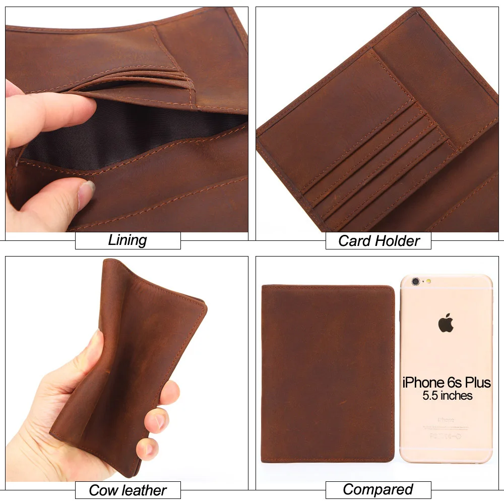 Аксессуары для путешествий Обложка паспорта винтажная из искусственной кожи