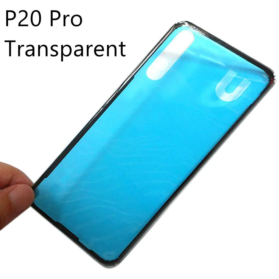 Для huawei P20 Pro Крышка батарейного отсека задняя дверь Корпус Задняя стеклянная панель для huawei P20 Lite Крышка батарейного отсека Nova 3e Замена