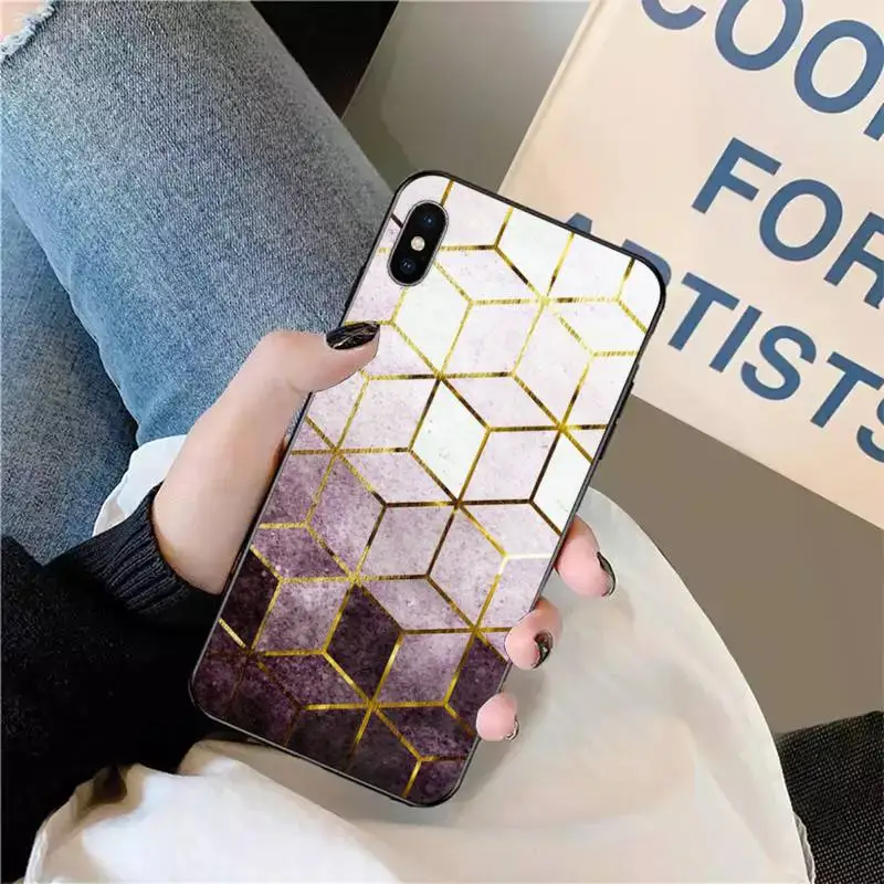 

Marbled pattern Phone Case for iPhone 11 12 pro XS MAX 8 7 6 6S Plus X 5S SE 2020 XR mini