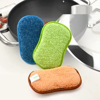 10pcs huishoudelijke magic spons keuken reinigingsborstel microfiber scrub sponzen voor afwassen keuken accessoires