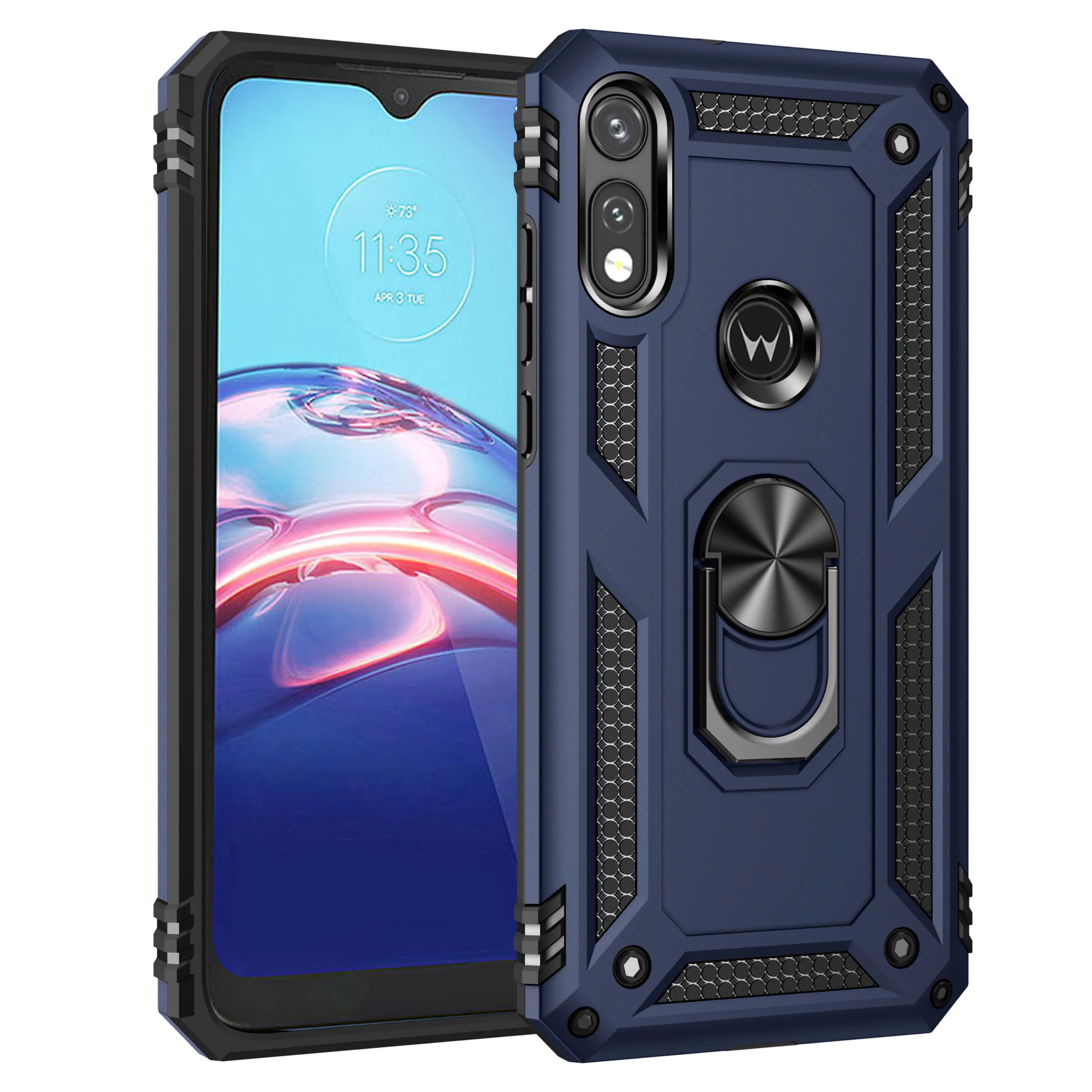 

Phone Case For Motorola Z4 E6S E7 E6 G6 G7 E E5 Play Plus Power 2020 Fashion Armor Rugged Shockproof Kickstand Protection Cover