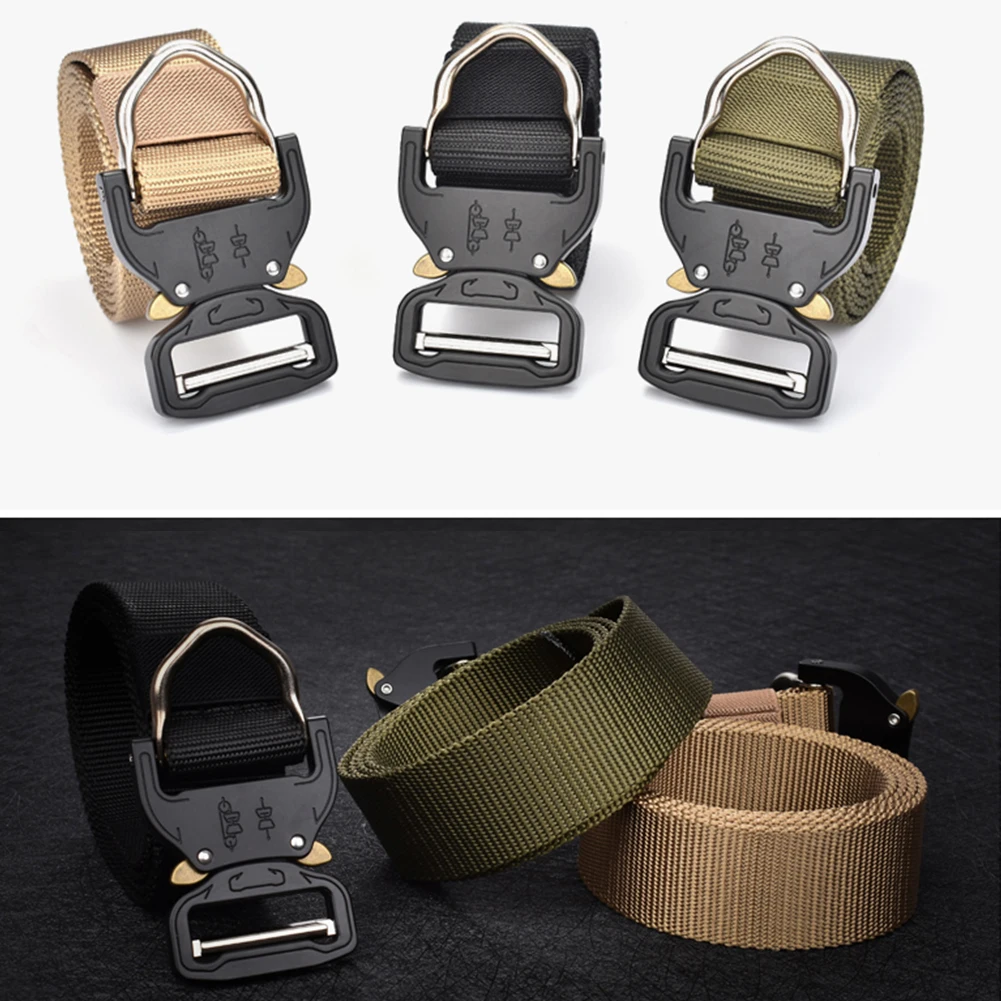 

Molle Outdoor Belt Elaborate Manufacture Prolonged Durable Nylon Casual Men Rescue Belt Quick Release Combat Waistband