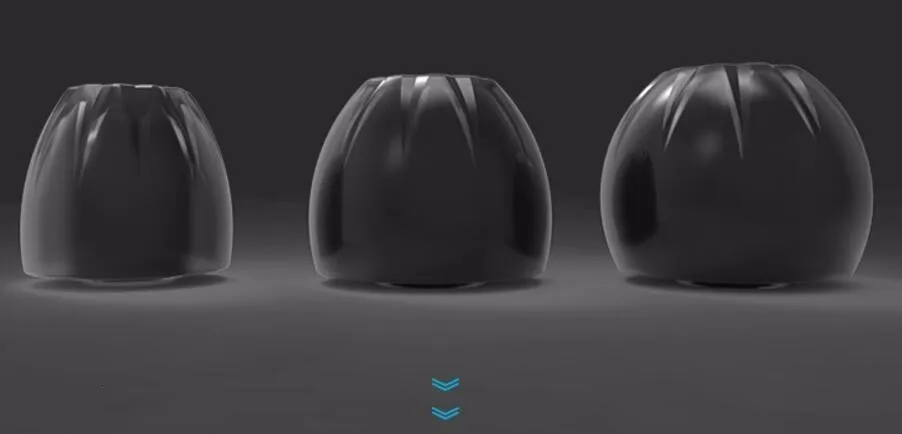 KZ Eartips 3 пары(6 шт.) L M S Наушники Вкладыши силиконовые наушники/вкладыши/наушники для KZ ED12 ZS2 ATE наушники