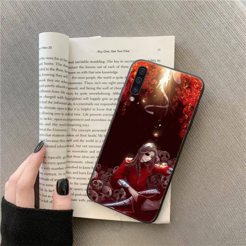 

Aesthetic Chinese style Tian Guan Ci Fu Phone Case For Samsung S 9 10 20 A 10 21 30 31 40 50 51 71 s note 20 j 4 2018 plus