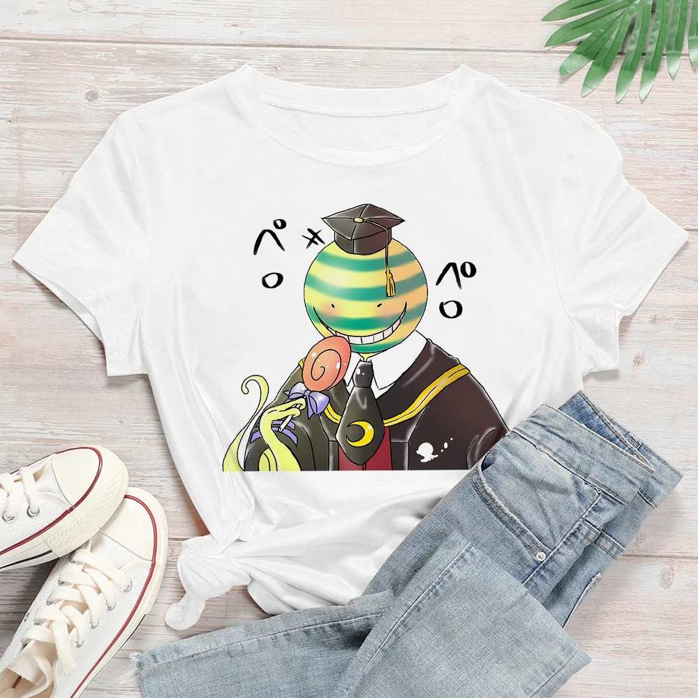

Assassination Classroom Anime Fashion Tshirt Women Tshirt With liens Tshirt Casual Tops For Cartoon Shirt ClothesFemale