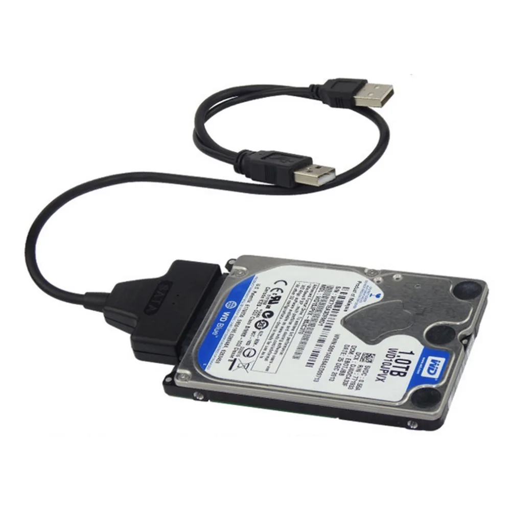 USB2.0 SATA 7 + 22Pin к кабель адаптер для 2 5 HDD жесткий диск ноутбука жесткого диска