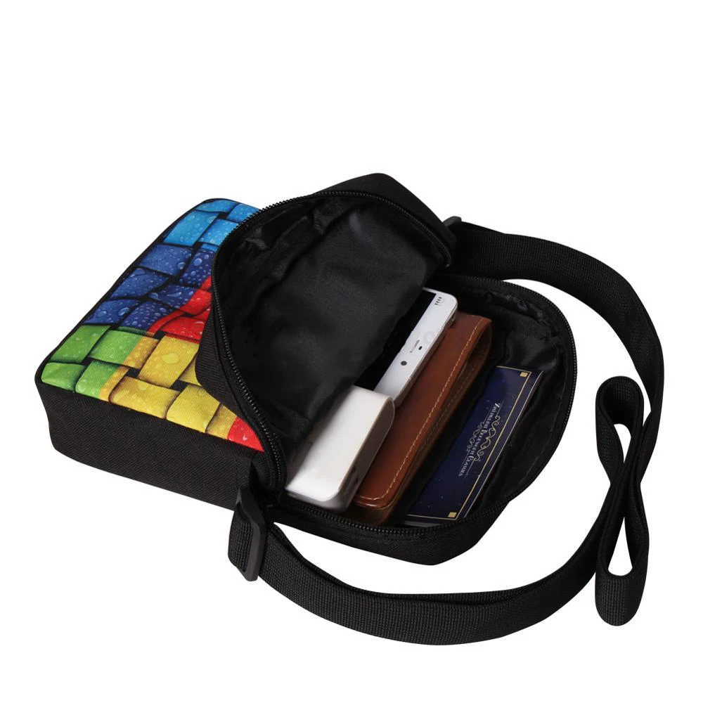 

WHEREISART 3Pcs/Set Cute Penguin Print School Bag for Pupils Kawaii Preppy Style School Bookbag Girls Boys Casual Kids Bags