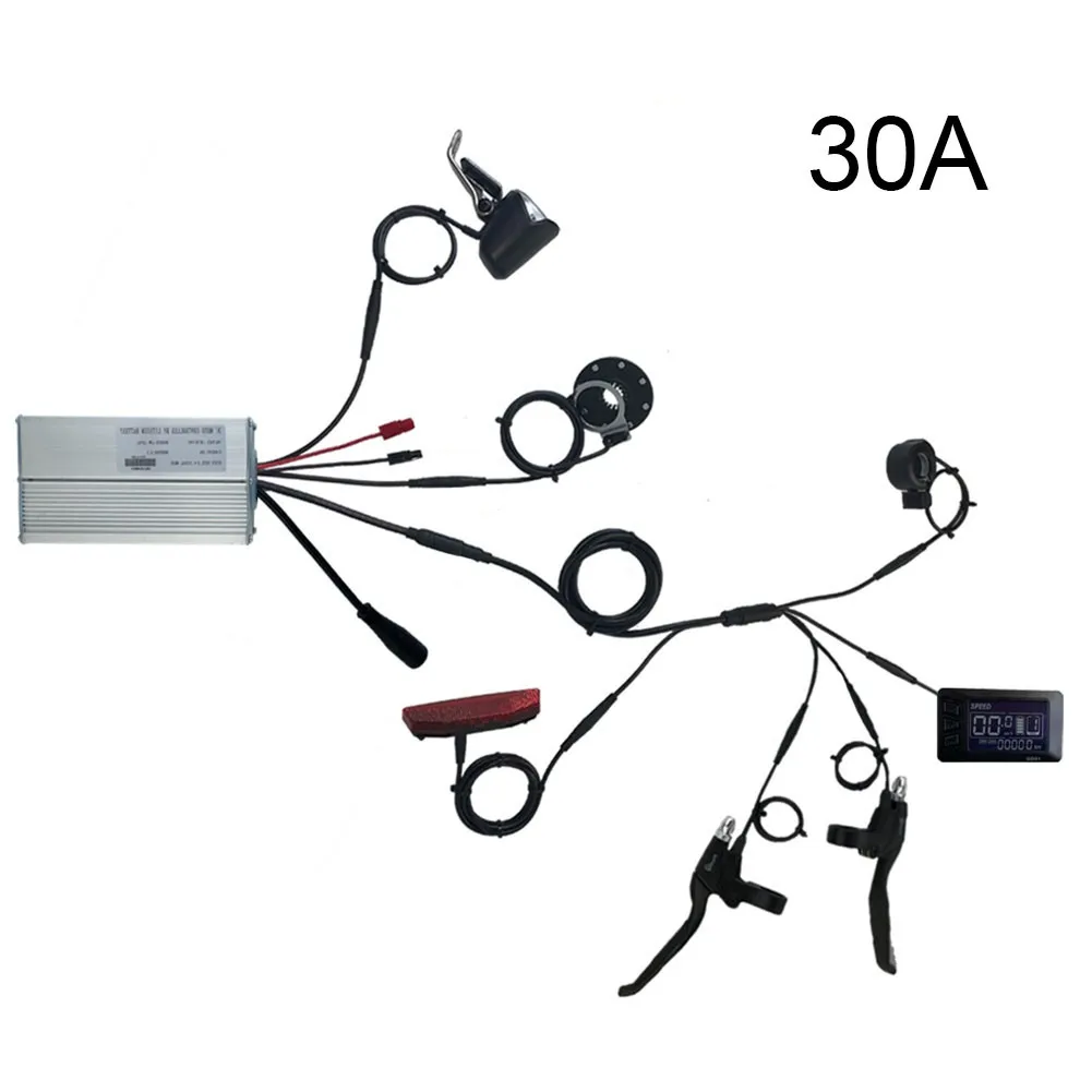 

Ebike Controller+LCD+Throttle+Brake Lever+PAS+Lights Lever+PAS+Lights 36/48V