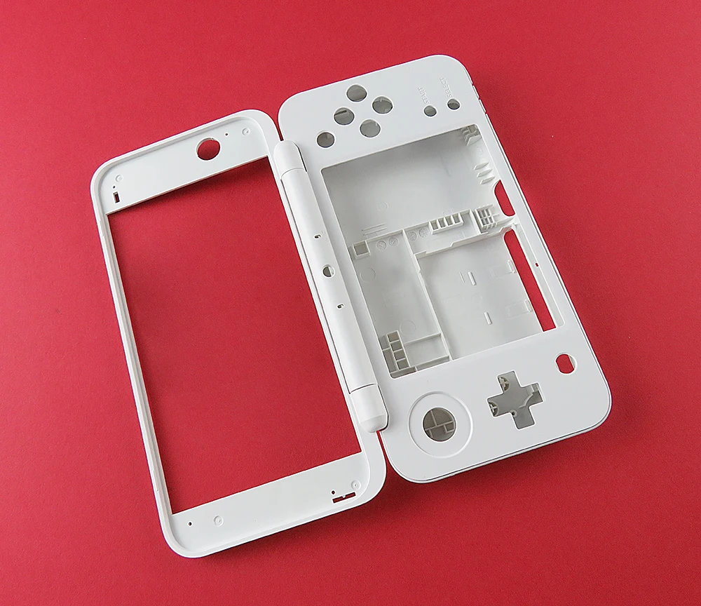 Для новых 2DS XL LL для новых 2DS LL Белый пластиковый корпус Оболочка Чехол сменная часть набор пластин
