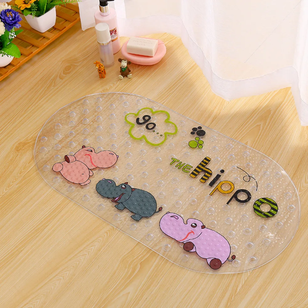 Cartoon Baby Children Anti-slip Durable Suction Cup PVC Bathtub Mats Carpet Shower Floor Mat Bath Soft Massage Pad for bathroom | Дом и сад