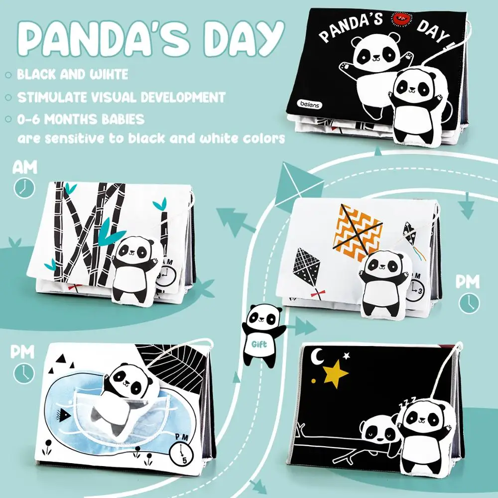 beiens развивающие игрушки от 0 погремушки для малышей детские развивашки книги