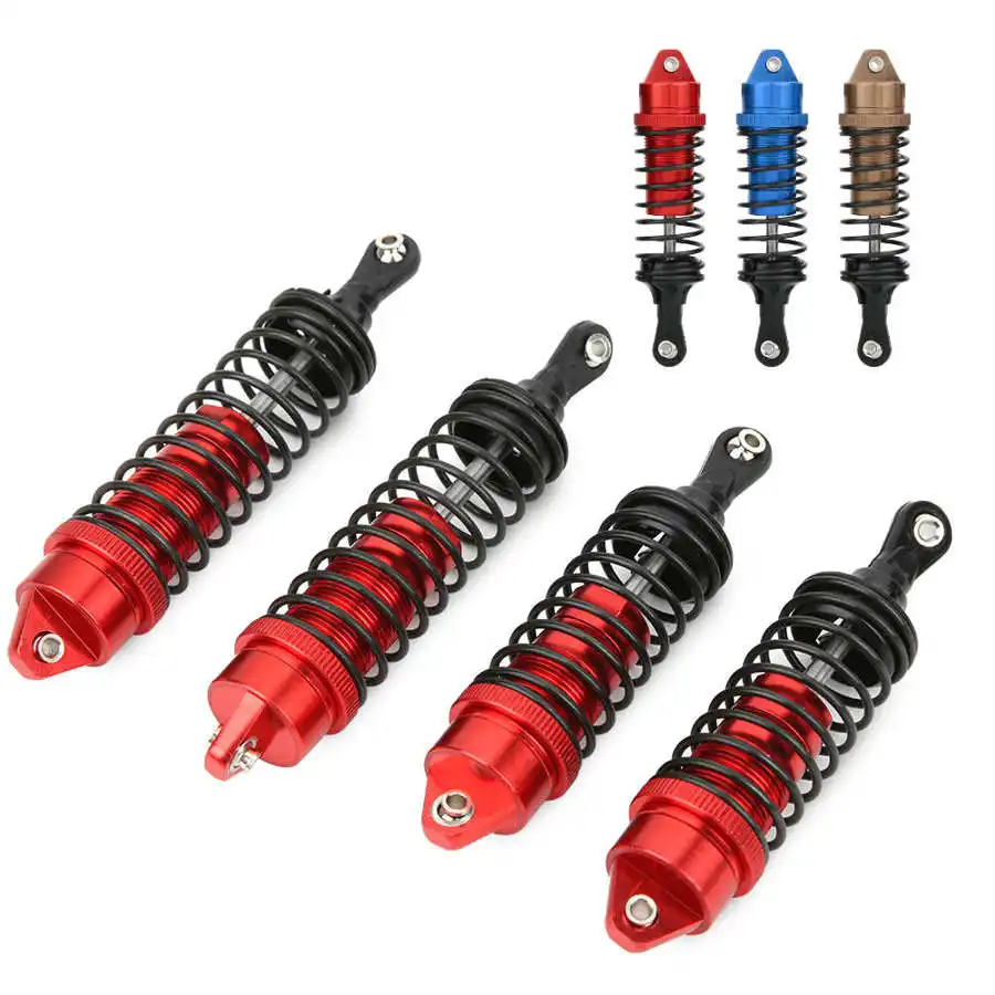 4 шт./лот алюминиевый сплав металл передняя/задняя ударная стойка демпфер