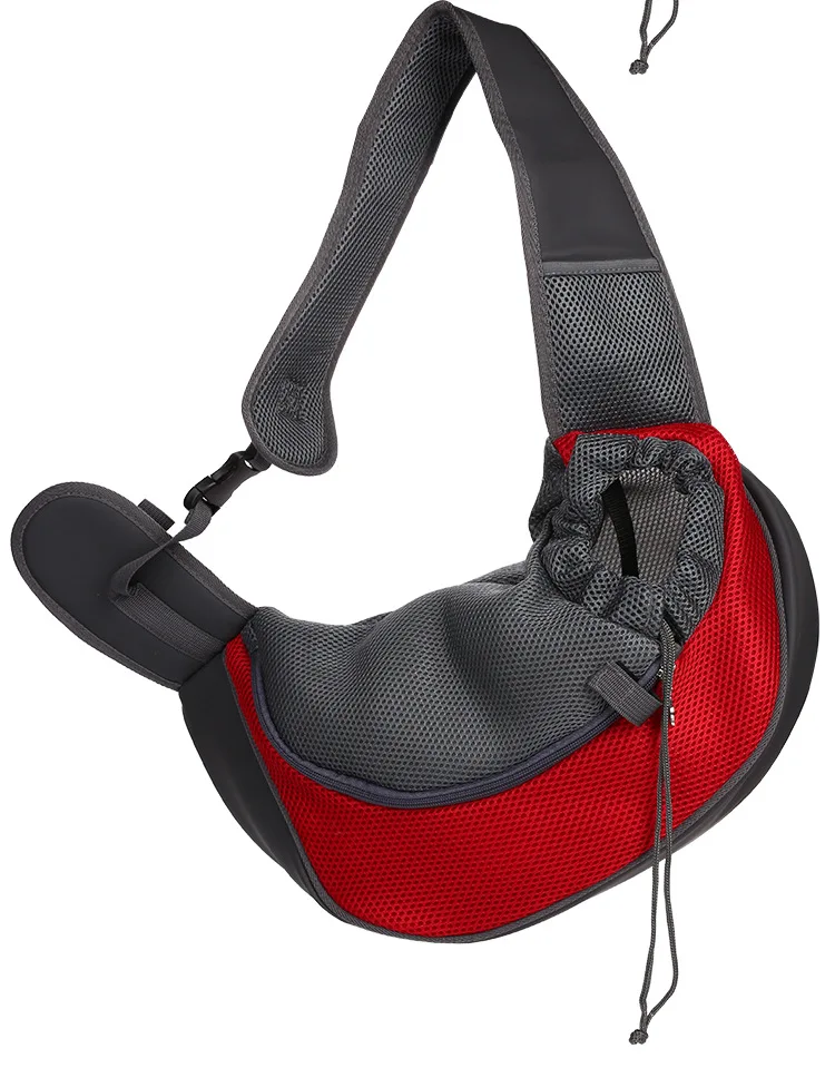 

Pet Puppy Carrier Outdoor Travel Dog Shoulder Bag Mesh Oxford Single Comfort Sling Handbag Tote Pouch Small Dogs Cat Bag S/L