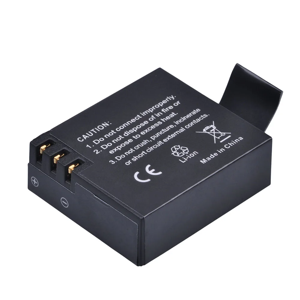 Аккумулятор PG1050 с зарядным устройством для SJCAM SJ4000 SJ5000 SJ6000 Sj7000 SJ8000 SJ9000 EKEN H8 H8R H9 PLUS