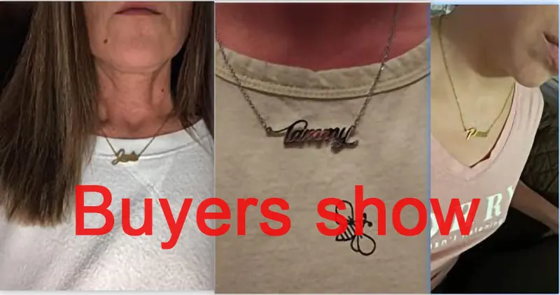 Ожерелье с именем Estrella для женщин ювелирные изделия из нержавеющей стали