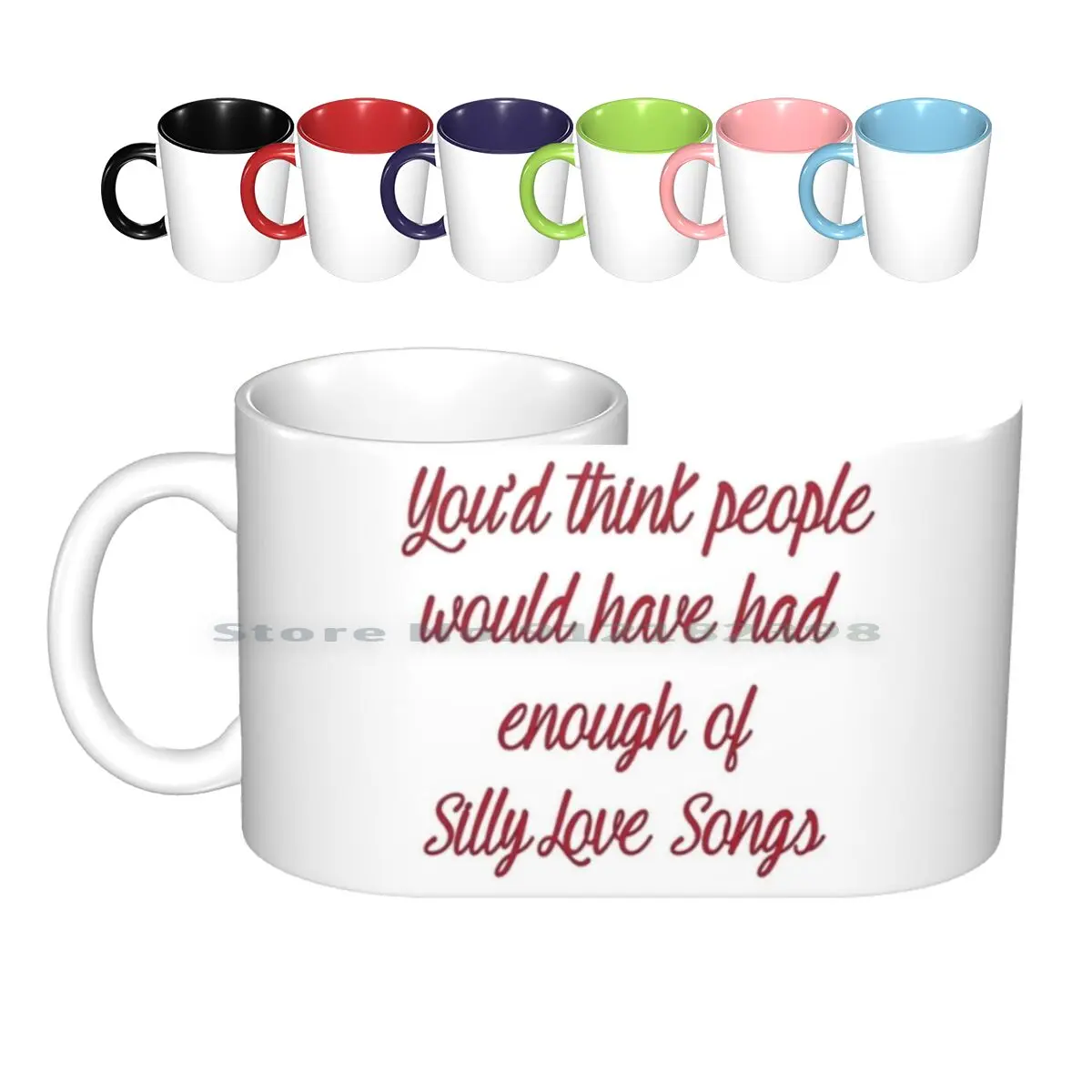 

Elephant Love Medley Ceramic Mugs Coffee Cups Milk Tea Mug Musical Film Movie Cinema Ewan Mcgregor Nicole Kidman Elephant Love