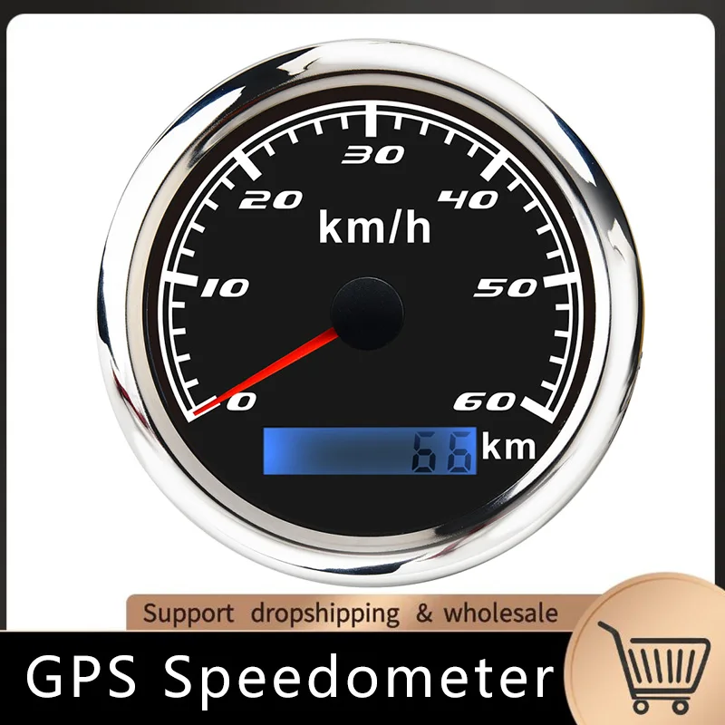 316 нержавеющая сталь ободок GPS измеритель скорости 60 км/ч 120 200 одометр с антенной