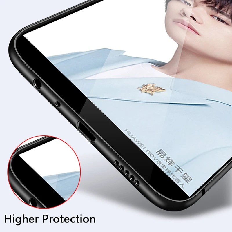 UPaitou Case for Huawei Honor 8X Max 8S 8A 10 20 Lite Pro 10i 20i Soft Silicone Matte Ultra Thin TPU Cover Honor8X |
