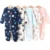 Детские пижамы для мальчиков и девочек, плотная теплая Пижама, осенние детские фланелевые комбинезоны, комбинезоны, зимние детские Мультяшные одеяла, одежда для сна - изображение