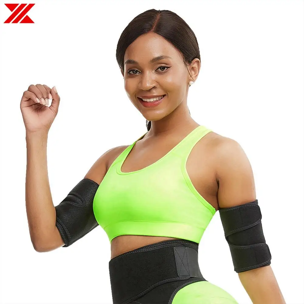 HEXIN Arm Shaper неопрен 1 пара рукава для похудения тонкие наклейки на ноги сауна пот