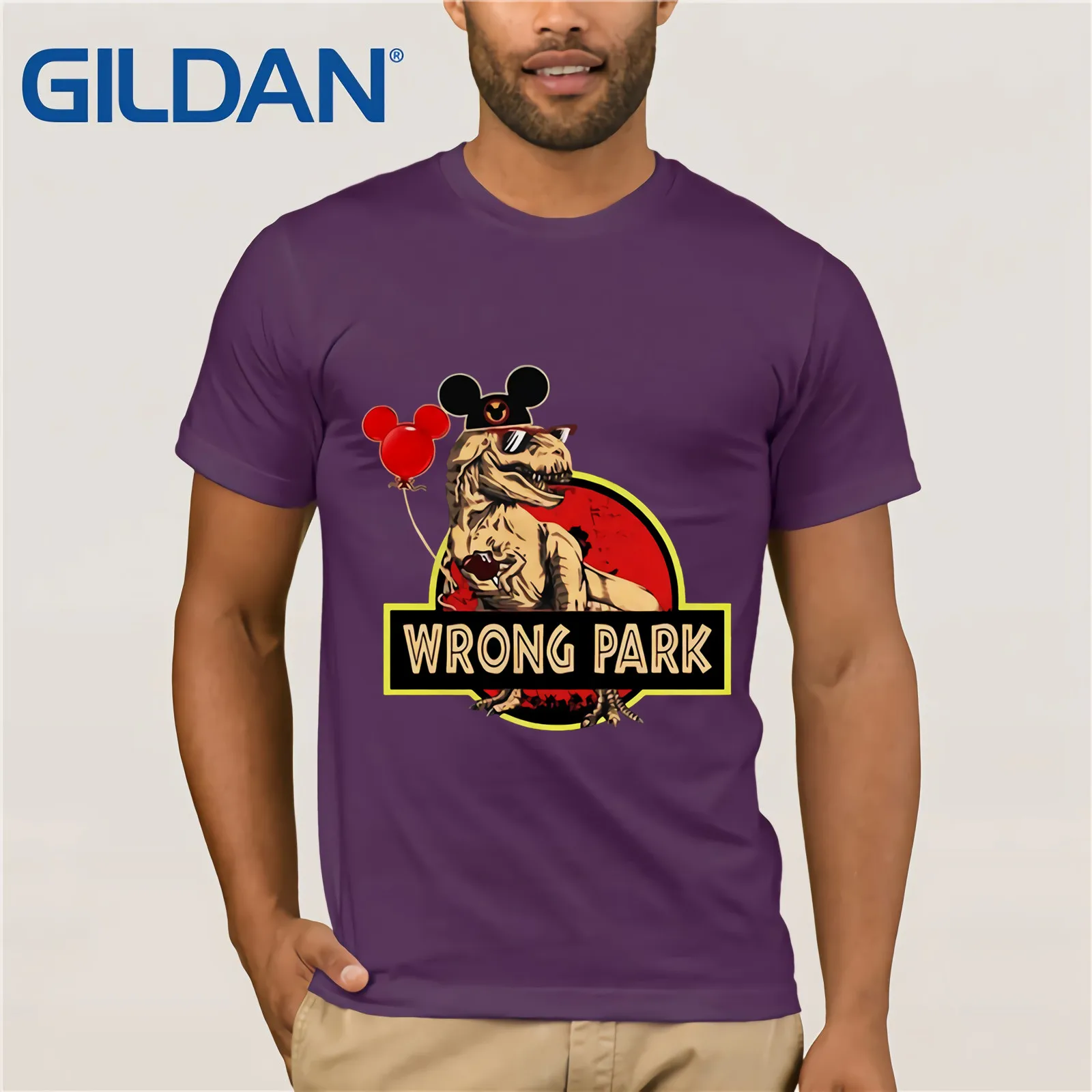 Футболка с принтом World Wrong Park 2019 Летняя мужская футболка коротким рукавом |