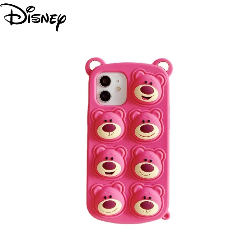 

Disney Strawberry Bear Original Phone Case for iPhone 6S/7/8P/X/XR/XS/XSMAX/11/12Pro/12min Phone Case Cover for iPhone 6P 6sp