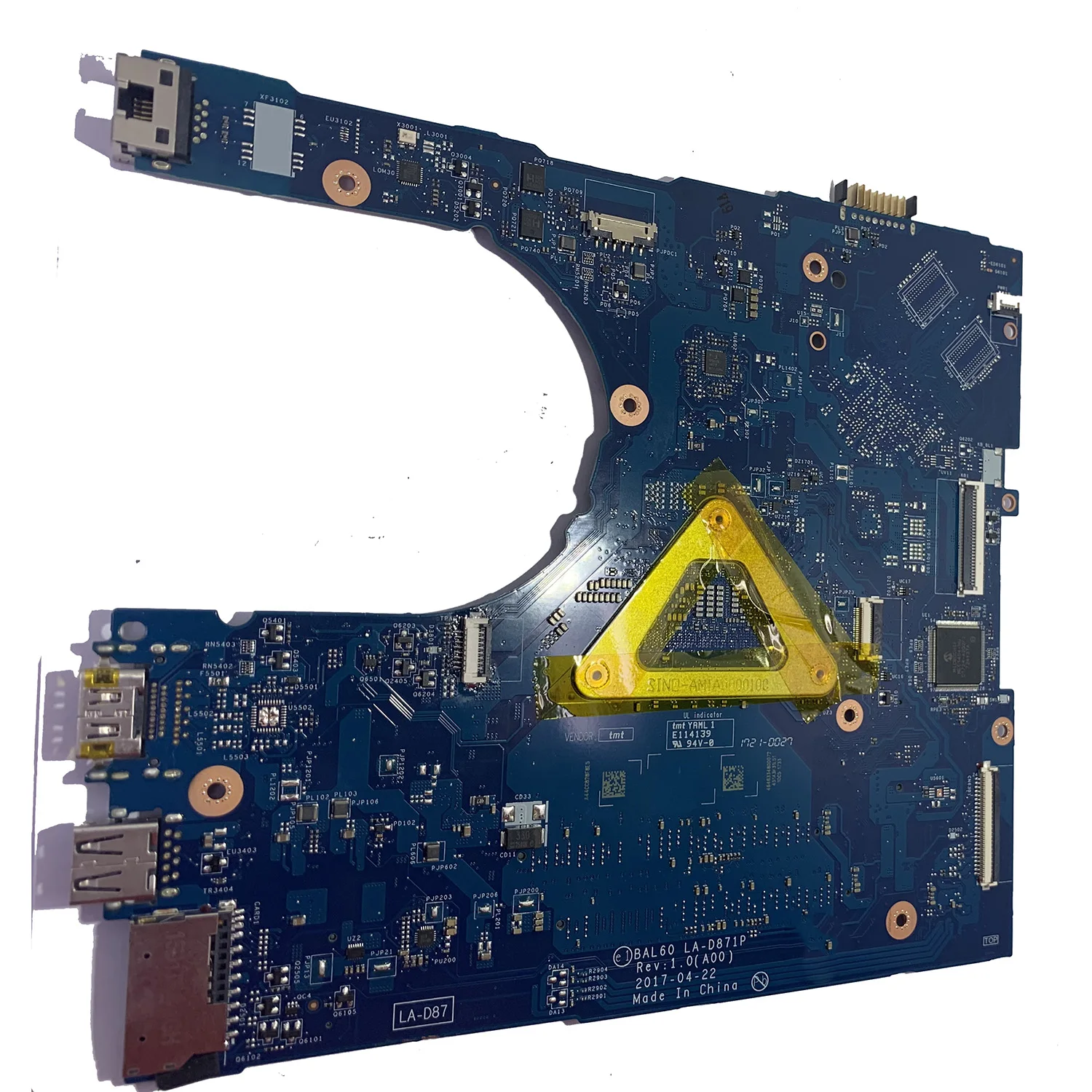 CN-0DMD9K 0DMD9K DMD9K BAL60 LA-D871P For Dell Inspiron 5566 5468 Laptop Motherboard i3-7100u DDR4 100% work | Компьютеры и офис