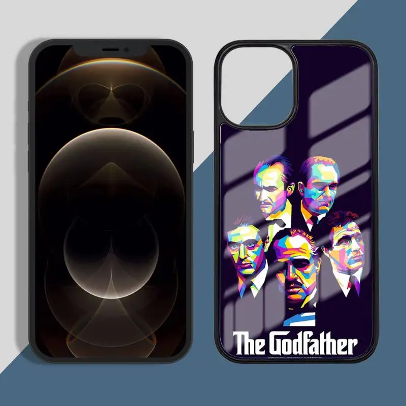 

Colorful Godfather Marlon Brando Phone Case PC for iPhone 11 12 pro XS MAX 8 7 6 6S Plus X 5S SE 2020 XR