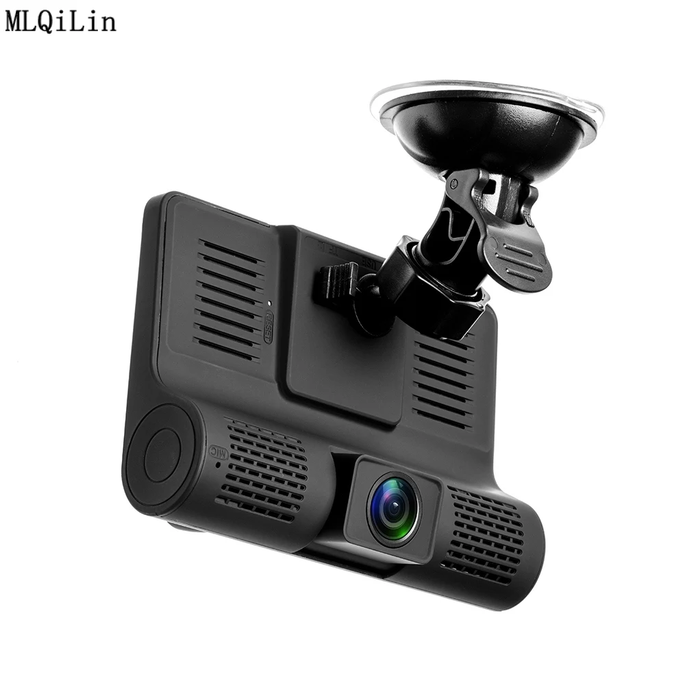 4 ''Трехходовой Видеорегистраторы для автомобилей FHD тремя объективами видео