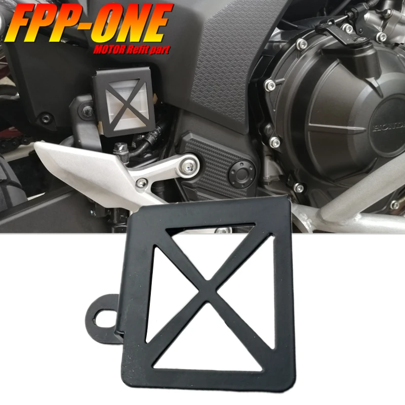 

FOR HONDA CB500X CB500F CB500R 2019+ Motorcycle Accessories Rear Brake Fluid Reservoir Guard Cover